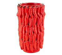 Mauro Ferretti Vaso Chili cm Ø 20X34 POLYRESIN Rosso