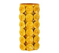Mauro Ferretti Vaso Drop 16X15 cm in Iron Giallo