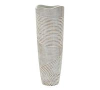 Mauro Ferretti Vaso Resina Woody 19X55 cm White Wash