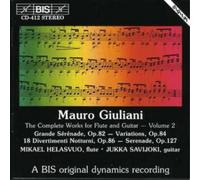 Mauro Giuliani Complete Works for Flute & Guitar Vol 2 (Savijoki, Helasvuo) (CD)