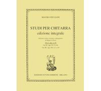 Mauro Giuliani: Studi per chitarra, edizione integrale Vol. 1, Op. 1 e 48 | Edizione critica e revisione di Ruggero Chiesa | Suvini Zerboni