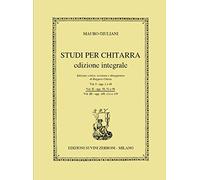 Mauro Giuliani: Studi per chitarra Edizione Integrale Vol. 2 Op. 50, 51 e 98 Edizione critica e revisione di R. Chiesa | Spartito per chitarra classica | Studi ed esercizi