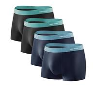 Mauro Kane Boxer da Uomo Modal Mutande Uomo Boxer Pacchetto da 4 Pantaloncini Intimo Maschile Traspirabilità Elasticizzato Trunks