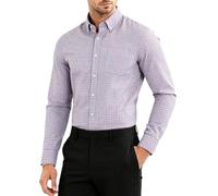 Mauro Kane Camicia Uomo Maniche Lunghe a Quadri Collo Bottoni Regular Fit | Camicia Uomo con Tasca Toracica Polsini Regolabili Ufficio e Tempo Libero Camicia da Cowboy Western Vestibilità Regolare