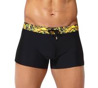 Mauro Kane Costume Piscina Uomo Boxer Bagno Uomo Swim Boxershorts Coulisse Regolabile Spiaggia Mare Piscina Nero XXL
