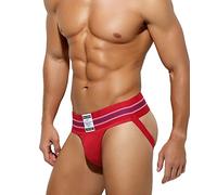 Mauro Kane Jockstrap Uomo Sospensorio Traspirante Elastico Cintura Larga | Jockstrap Uomo in Tessuto Elastico e Traspirante, Cintura Larga, Sacca Comoda, Stile Sexy per Tutti i Giorni