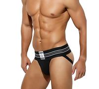 Mauro Kane Jockstrap Uomo Sospensorio Traspirante Elastico Cintura Larga | Jockstrap Uomo in Tessuto Elastico e Traspirante, Cintura Larga, Sacca Comoda, Stile Sexy per Tutti i Giorni