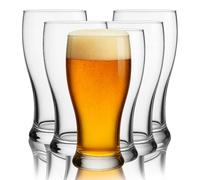 MAURY'S IL NUMERO UNO DEL RISPARMIO Set 3/6/12 Bicchieri Alti per Birra - Vetro Trasparente, 565 ml, Eleganti, Calici Adatti per Birra e Cocktail - Diametro 8x18H cm (6, 8 x 18 cm)