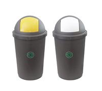 MAURY'S IL NUMERO UNO DEL RISPARMIO SET DI PATTUMIERE BASCULANTI DA 70 LT PER RACCOLTA DIFFERENZIATA (Basic | 2 pattumiere)