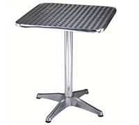 MAURY'S IL NUMERO UNO DEL RISPARMIO TAVOLO DA BAR 70 X 70 X H 70 CM WATERPROOF IN ALLUMINIO