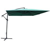 MAURY'S OMBRELLONE LAMPARA QUADRATO 3 X 3 METRI (Verde)