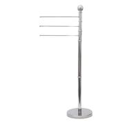 Maury's Piantana Portasciugamani Vari Colori, Struttura in Acciaio, Dimensioni 20x83 cm (Cromo S)