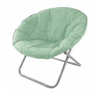 Maury's Poltrona Moon Fantasia Variata, Rotonda, Pieghevole e Morbida, Dimensioni 75x82H cm per un Relax Personalizzato Stile e Comodità (VERDE)