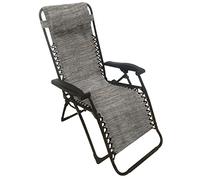 Maury's Sdraio Poltrona Reclinabile 173x65x109h cm con Cuscino Poggiatesta- Sedia in Acciaio, Richiudibile, da Spiaggia, Giardino, Mare, Esterno, Terrazzo- Diverse Posizioni Relax