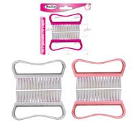 Maury's Set 2 Spazzoline per le Unghie, Con Impugnatura Ergonomica, In Colore assortito