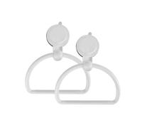 Maury's set 2 Strong Anelli Porta Asciugamani A Ventosa Per Bagno