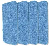 Maury's Spray Mop Con Vaporizzatore Ricaricabile Da 600 Ml E Panno In Microfibra Lavabile Per Pulire A Secco Parquet Laminati Gres Legno Vinile (4 Ricambi)