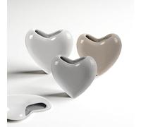 Maury's Umidificatore d'Acqua per Radiatore - con Gancio, Ambiente, Termosifone, Riscaldamento, in Ceramica, Rilascio Efficiente, per la Casa, Idea Regalo - Colore Assortito (CUORE-16 cm)