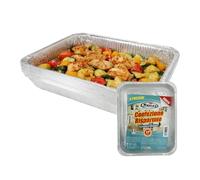 Maury's Vaschette Alluminio 8 Porzioni - Formato Convenienza, Contenitori, Vassoi per Cucinare, Adatto per Forno, Microonde, Freezer, Frigorifero, per Alimenti, Made in Italy - 18PZ 22x27,5x5h cm