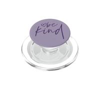 Mauve Be Kind Heart | Top viola corsivo gentilezza PopSockets PopGrip per MagSafe