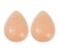 MAUXpIAO Un paio di forme autoadesive del seno in silicone a goccia Seni in silicone a forma di lacrima Seni finti Seno a forma di seno Protesi per mastectomia carnagione/B/XXL