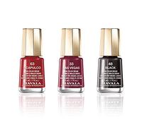 MAVALA Mavala Trio Mysterious Night Smalto per unghie Lunga Durata Asciugatura rapida Facile applicazione Formula vegana Mini Color's 3 x 5 ml