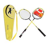 Mavaol 1 Paio di Racchette da Badminton Sportive ad Alta Resistenza in Lega di Alluminio Durevole Battledore con Borsa per Il Trasporto