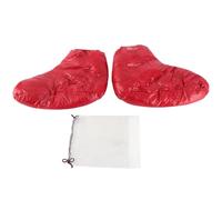 Mavaol 1 Paio di Stivaletti Caldi Invernali, Morbidi Stivali da Pantofola Imbottiti in D'Anatra con Custodia, calzino Rosso per Il Campeggio