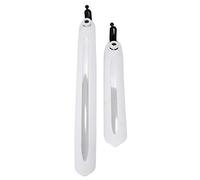 Mavaol 1 Pair Front Rear Mountain Road Bicycle Bike Mudguard Mud Guard Set (White)
