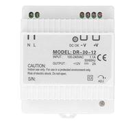 Mavaol 12V 2A Din Rail Alimentatore, protezione da sovraccarico, robusta shell ABS, facile installazione, per apparecchiature elettriche e dispositivi