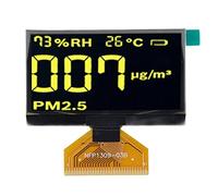 Mavaol 2,42 pollici OLED Display 128x64 Risoluzione Schermo flessibile efficiente dal punto di vista energetico per progetti fai -da -te e hobbisti (Giallo)