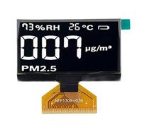 Mavaol 2,42 pollici OLED Display 128x64 Risoluzione Schermo flessibile efficiente dal punto di vista energetico per progetti fai -da -te e hobbisti (Bianco)