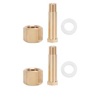 Mavaol 2 Set Serbatoio CO2 CGA-320 Regolatore dado Bottiglia di anidride carbonica Filettata Rondella ricevente e Connettore filettato Accessorio adattatore NPT da 1/4 pollice