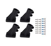Mavaol 4 pezzi/set giunti per tubi in nylon da 20 mm Tee connettore fisso a tre canali durevole per drone vegetale RC