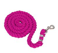 Mavaol Colorful Woven Bolt Rope Soft Horse Halter Lead Rope for Horse Riding 2M (Rosa Rossa)