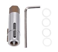 Mavaol Estrattore per filettatura tubi 12mm ad alta resistenza 45# Acciaio a doppio diametro Design a spirale con chiave esagonale per riparazione valvola rubinetto Manutenzione