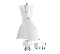 Mavaol Generatore Eolico Verticale 600 W, Produzione di energia efficiente, Funzionamento Silenzioso, Kit di Materiali in Lega di Alluminio durevoli (24 V.)