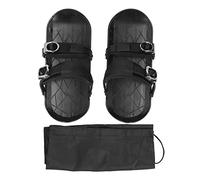 Mavaol Mini Pattini da Sci Sci da Pattinaggio Corti e Sottili da attaccare agli Scarponi da Sci Scarpe Invernali per Lo Sci all'aperto Nero Taglia Unica