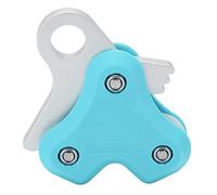 Mavaol Puleggia in lega di alluminio per boa da immersione subacquea, avvolgicavo in metallo, accessori efficienti per immersioni in apnea. (Blu)