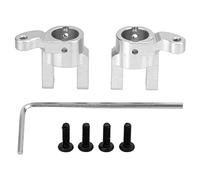 Mavaol RC Ruota anteriore in lega di alluminio C Sedile C Base per pezzi di ricambio per auto da arrampicata HBX 2098B 1/24 (Silver)