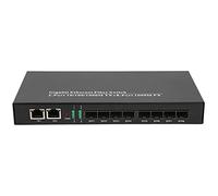 Mavaol XXS - Switch in Fibra Gigabit Ethernet SFP-8F2G, ricetrasmettitore 1,25G, CC 5 V/3 A, 10/100/1000 Mbps, connettività a Lunga Distanza
