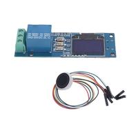Mavaol ZW101 Fingerprint Relay Module Fingerprint Access Control Relay Module for Safety Box Single Channel 0.96 Inch OLED Display 5V