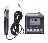 Mavdecll Misuratore di PH Industriale, Tester di qualità dell'Acqua, con Schermo LCD, Campo di Misura 0,00~14,00PH, Funzione di Calibrazione Automatica, per Impianti di Trattamento delle Acque Reflue