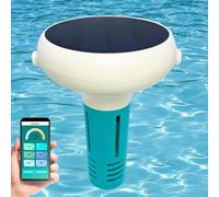Mavdecll Misuratore di Test dell'Acqua 7 in 1, Tester PH/ORP/EC/TDS/Sale/Temperatura/CL, Monitor per Piscina, Display Digitale App Mobile, Visualizzazione Remota, Condivisione Dati, per Piscine, Spa