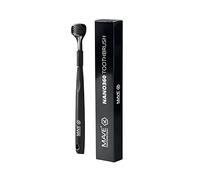 MAVE Spazzolino da denti Nano360 - Spazzolino manuale a 3 lati con setole ultra morbide, ideale per denti sensibili, gengive, parentesi graffe e pulizia accurata dei denti