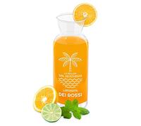 Maverton caraffa per acqua - In vetro - Incisione personalizzata - 1260 ml - Brocca per bevande - Da cucina - Per anniversario di matrimonio - Per sposi - Per una coppia - PALMA