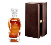 Maverton Decanter per Whisky in vetro - incisione personalizzata - Caraffa in vetro da 700 ml - idea regalo per il compleanno - per l’ uomo - Un’ottima annata