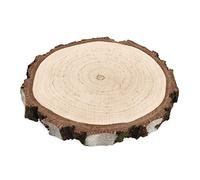 Maverton Disco di Legno Grezzo con Corteccia, diametro da 16 a 22 cm | Spessore da 1,5 a 2,5 cm, Legno di Betulla, Sottopiatto, Sottotazza, Vassoio, per Lei, per Lui