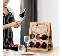 Maverton Portabottiglie da vino, Spazio per 6 bottiglie