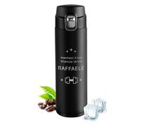 Maverton thermos caffè 400 ml - incisione personalizzata - coperchio one-touch - borraccia termica a prova di perdite - tazza termica in acciaio inossidabile - pensiero uomo - bilancio idrico